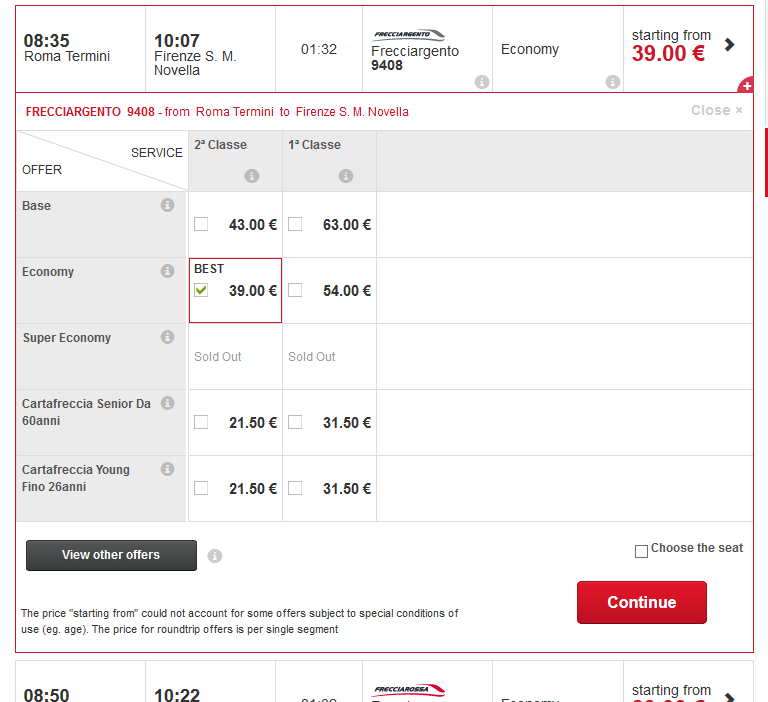 Como comprar uma passagem de trem na Itália?