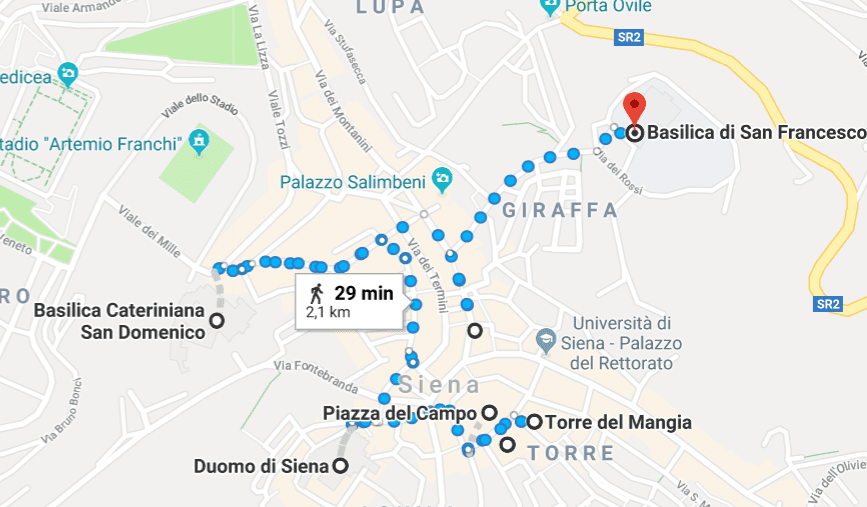 O que visitar em um dia em siena?