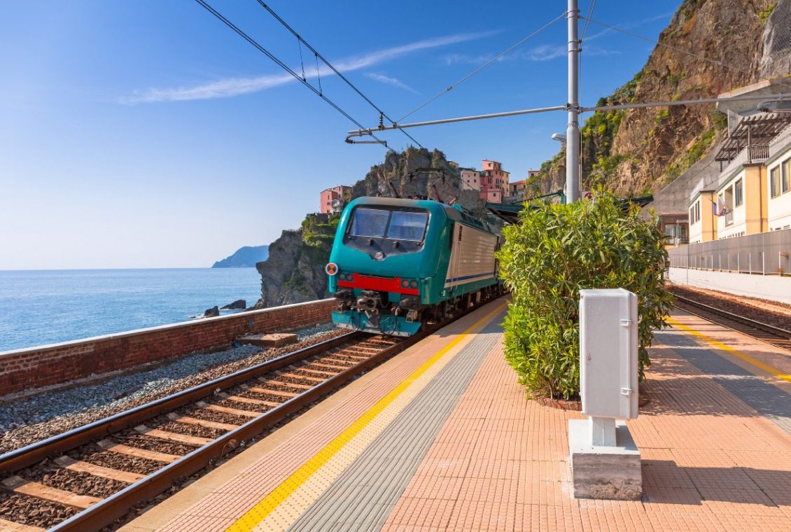 viagem de trem pela italia