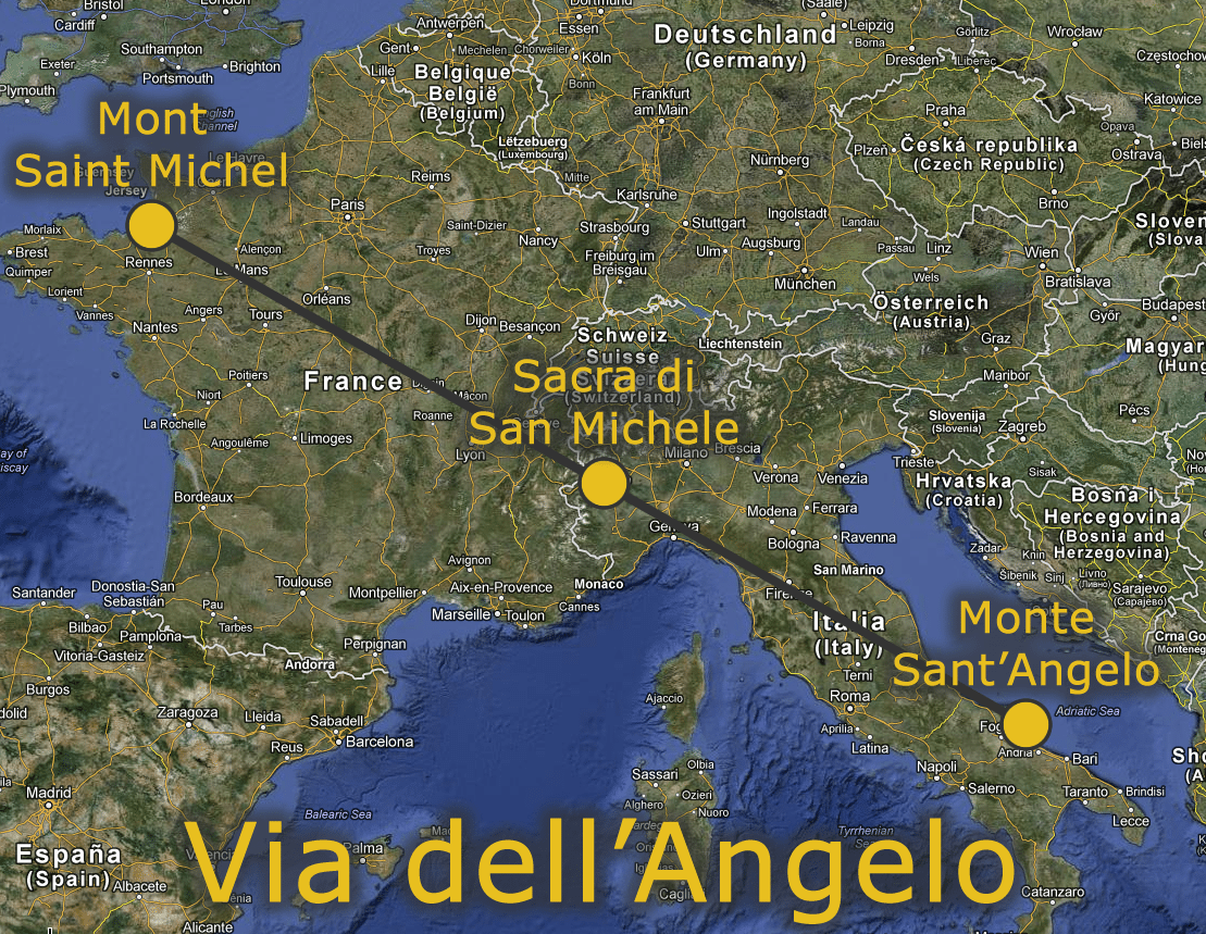 São Miguel Arcanjo e seu santuário na Itália