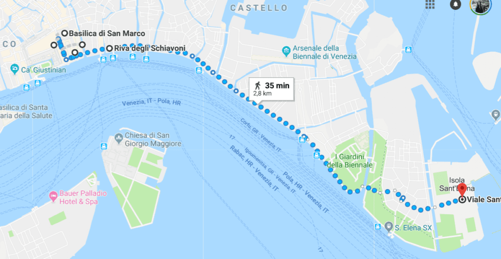 Roteiro em Veneza de dois dias