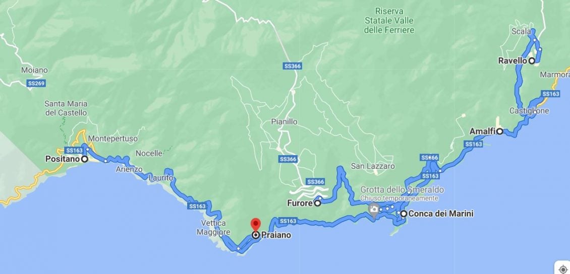 Cinco atrações imperdíveis da Costa Amalfitana?