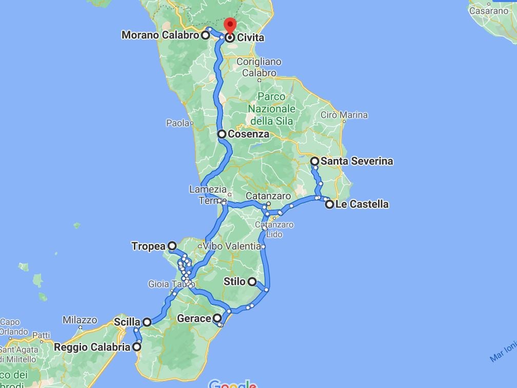 Os lugares mais lindos da Calábria