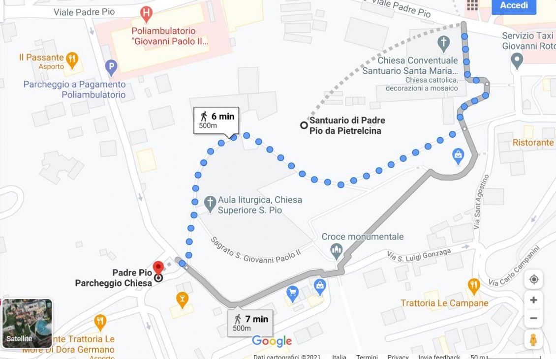 O Santuário de Padre Pio em San Giovanni Rotondo na Itália