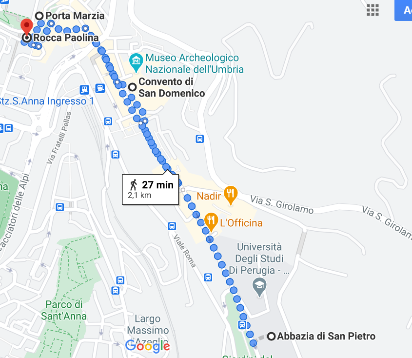 O que visitar em Perugia em um dia?