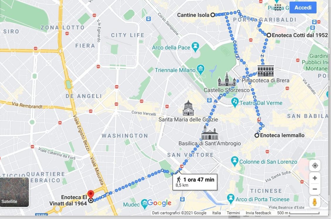 Onde comprar vinhos em Roma, Florença e Milão?