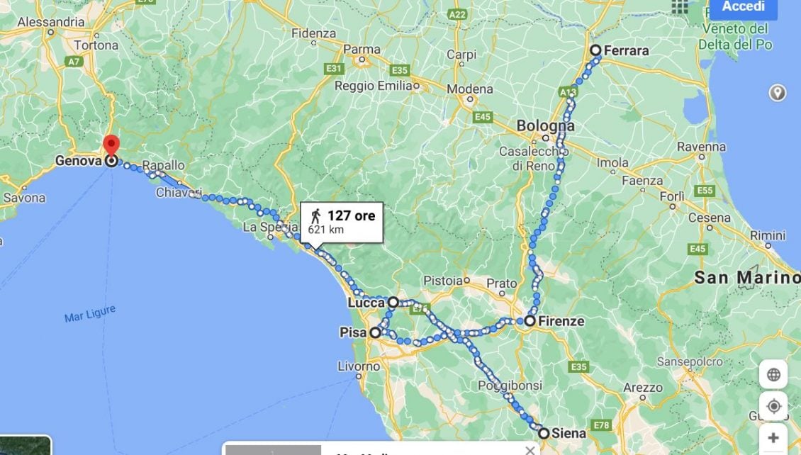O que ver na Itália em vinte dias com trem?