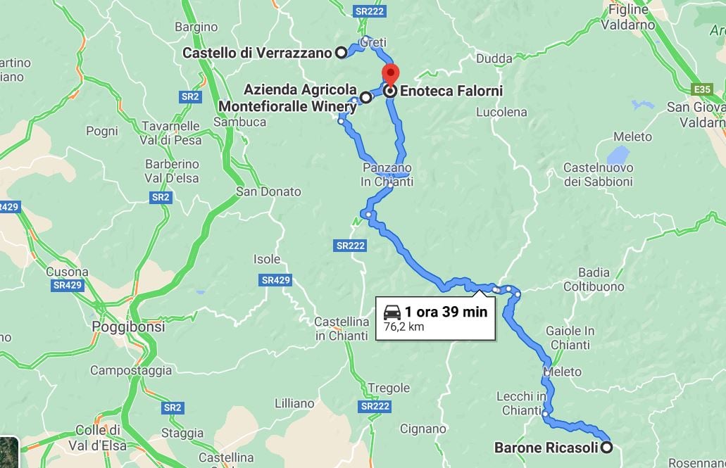 Estrada do vinho do Chianti e suas melhores vinícolas