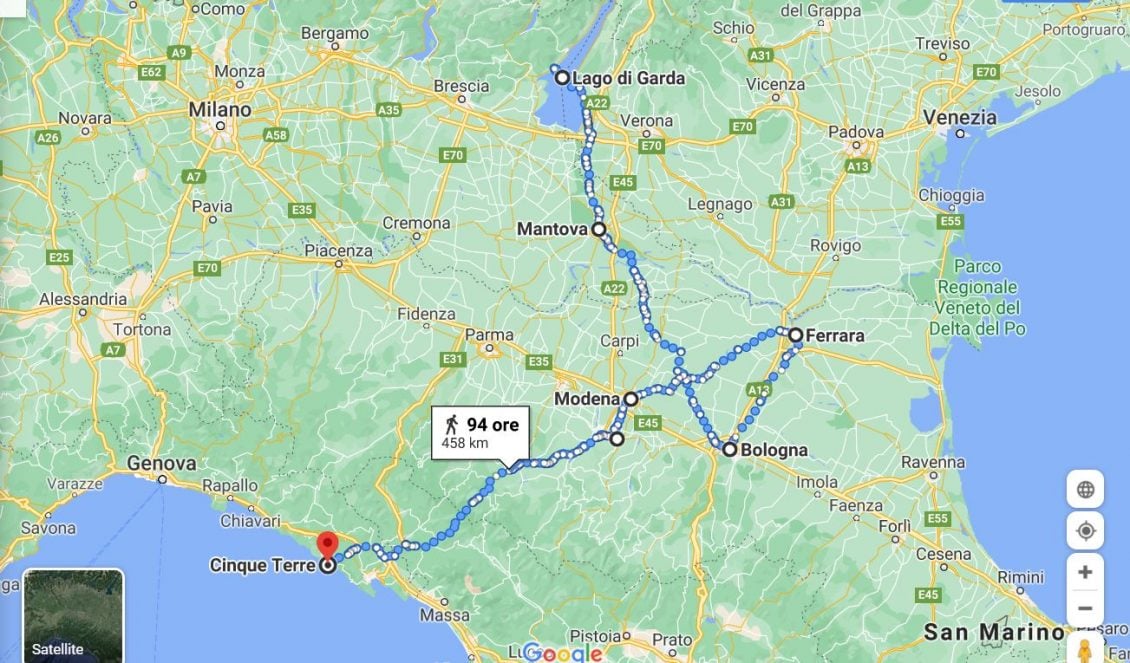 Itinerário de 20 dias no norte da Itália?