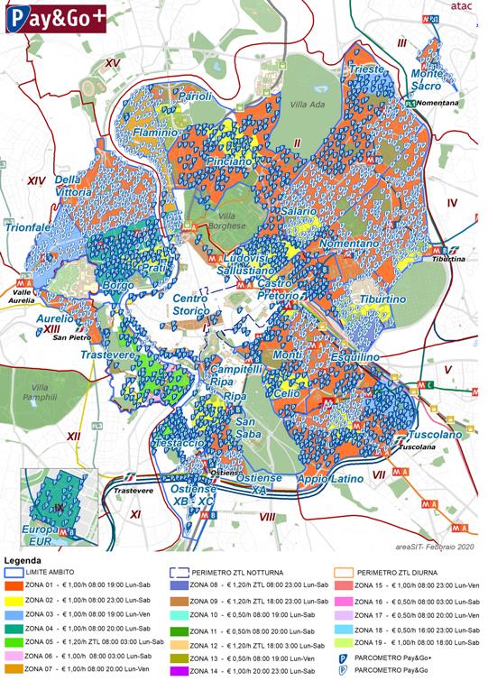 Onde estacionar em Roma?