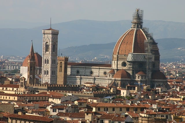 Como subir no terraço do Duomo de Florença?