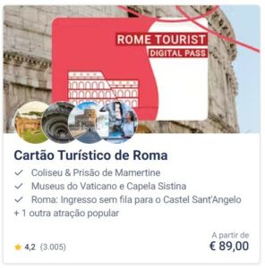 Conheça Roma com o Cartão da Tiqets: Rome Tourist Card