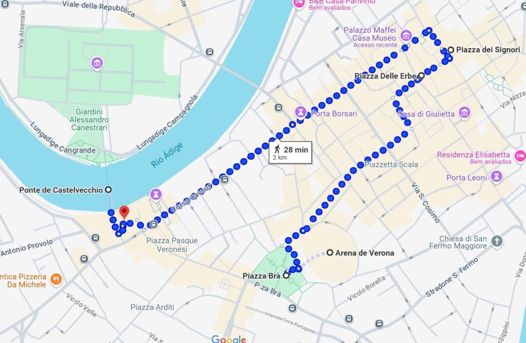 O que fazer em Verona em um dia?